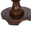 Pemberly Row 3-Piece Living Room Table Set in Dark Brown Wood Finish