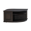 Pemberly Row Wedge Shaped Lift Top Cocktail Table in Aged Oak