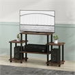 Pemberly Row 6-Shelf Entertainment Center for TVs up to 32 Inch in Amber Pine
