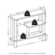Pemberly Row 3-Tier Toolless Narrow Storage Rack 5.7 Inch in Amber Pine