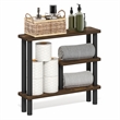 Pemberly Row 3-Tier Toolless Narrow Storage Rack 5.7 Inch in Amber Pine