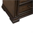 Pemberly Row Nightstand with Built-In Charging Station in Chateau Brown Hickory
