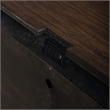 Pemberly Row Nightstand with Built-In Charging Station in Chateau Brown Hickory