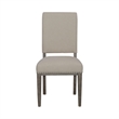 Pemberly Row 7 Piece Trestle Table Dining Set with Arm Chairs in Havana Brown