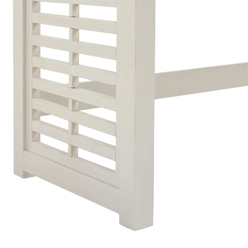 Pemberly Row 3-Piece Console Table Set with Stools and Charging Station
