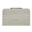 Pemberly Row Bedroom Nightstand with Charging Station in Natural White