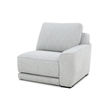 Pemberly Row Sofa Loveseat and Recliner Power Set in Smoke Gray Fabric