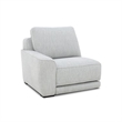 Pemberly Row Sofa Loveseat and Recliner Power Set in Smoke Gray Fabric