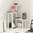 Pemberly Row 3-Tier Adjustable Desktop Organizer Toolless in White