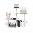 Pemberly Row 3-Tier Adjustable Desktop Organizer Toolless in White