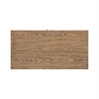 Pemberly Row 2 Door Accent Cabinet with Glass Doors and Archway in Brown