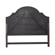 Pemberly Row King Upholstered Arched Panel Headboard in Brown