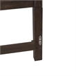 Pemberly Row California King Panel Bed with Crown Molding in Brown