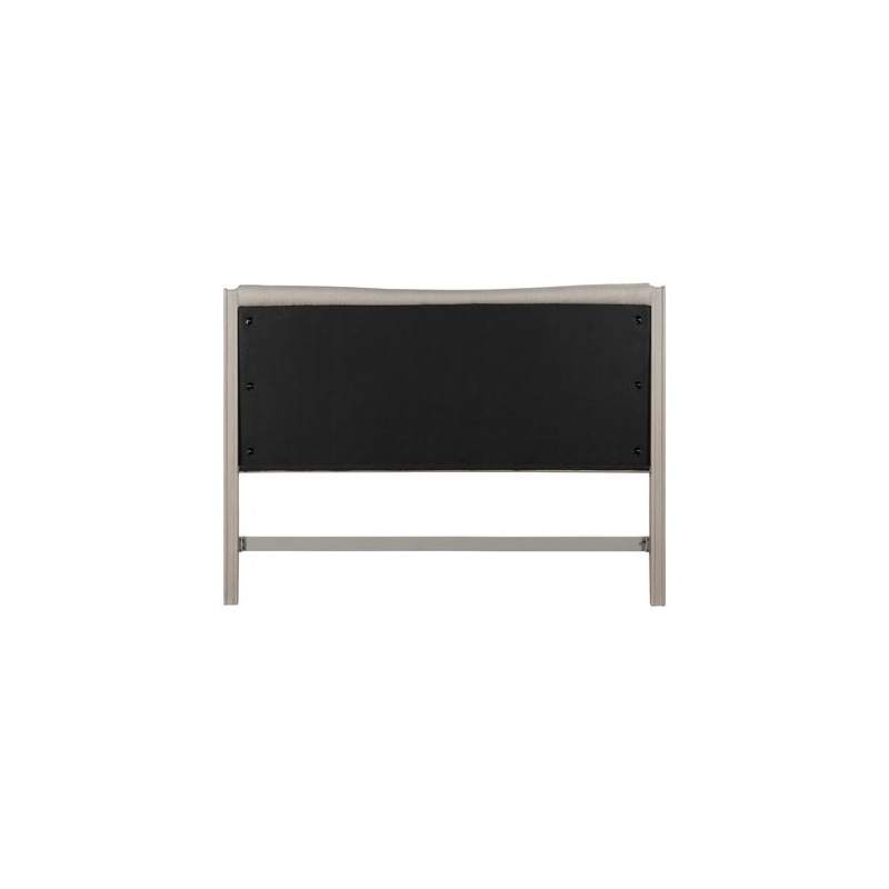 Pemberly Row King Upholstered Panel Bed Headboard in Sanctuary White
