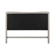 Pemberly Row Queen Upholstered Panel Bed Headboard in Sanctuary White