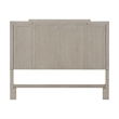 Pemberly Row Queen Panel Bed Headboard with Crown Molding in Sanctuary White