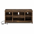 Pemberly Row 3-Tier TV Stand with Charging for TVs up to 55