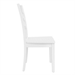 Pemberly Row 3 Piece Drop Leaf Table Set with Ladderback Chairs in White