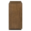 Pemberly Row 2 Door Accent Cabinet with Reeded Pattern in Brown