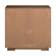 Pemberly Row 2 Door Accent Cabinet with Reeded Pattern in Brown