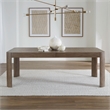 Pemberly Row Rectangular Dining Table with 24 Inch Leaf in Brown