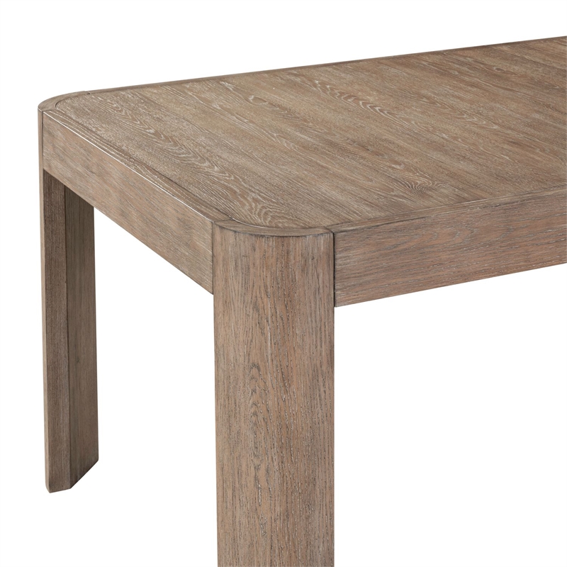 Pemberly Row Rectangular Dining Table with 24 Inch Leaf in Brown
