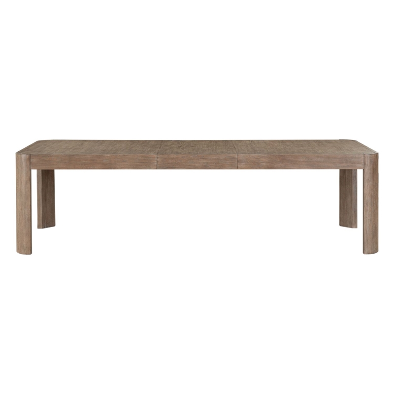 Pemberly Row Rectangular Dining Table with 24 Inch Leaf in Brown