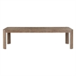 Pemberly Row Rectangular Dining Table with 24 Inch Leaf in Brown