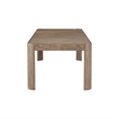 Pemberly Row Rectangular Dining Table with 24 Inch Leaf in Brown