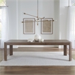 Pemberly Row Rectangular Dining Table with 24 Inch Leaf in Brown