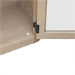 Pemberly Row Bunching Display Cabinet with LED Lighting in White