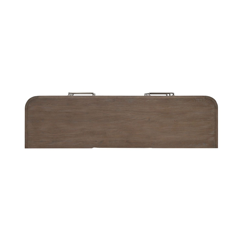 Pemberly Row 6-Drawer Bedroom Dresser with Cedar Lined Storage in Brown