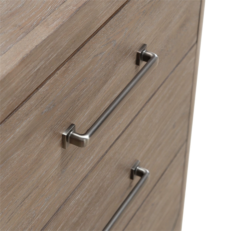 Pemberly Row 6-Drawer Bedroom Dresser with Cedar Lined Storage in Brown