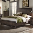 Pemberly Row King Panel Bed with 8-Drawer Dresser Mirror and 5-Drawer Chest