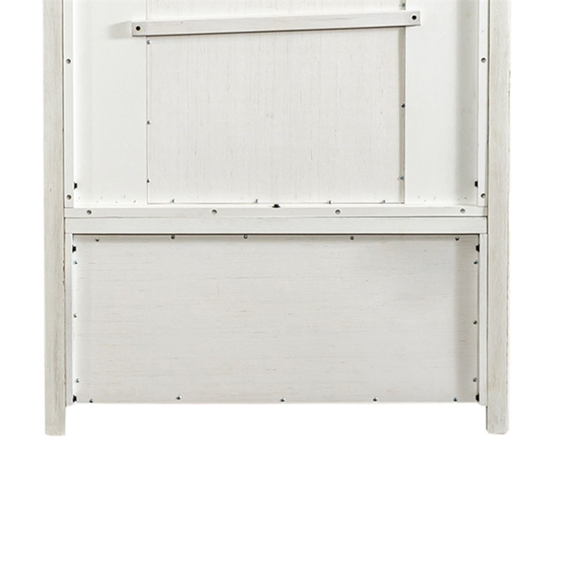 Pemberly Row 2 Piece Mirror Hall Tree Storage Set with Drawer in White