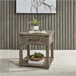 Pemberly Row 3 Piece Trunk Cocktail and End Table Set with Storage in Brown