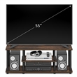 Pemberly Row 3-Tier Entertainment Center for TVs up to 50