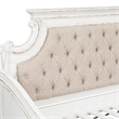 Pemberly Row White Twin Daybed with Framed End Panels and Scrolled Cap Rail