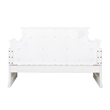 Pemberly Row White Twin Daybed with Framed End Panels and Scrolled Cap Rail