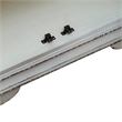 Pemberly Row Accent Cabinet with Rounded Pilasters and Distressing in White