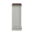 Pemberly Row Accent Cabinet with Rounded Pilasters and Distressing in White