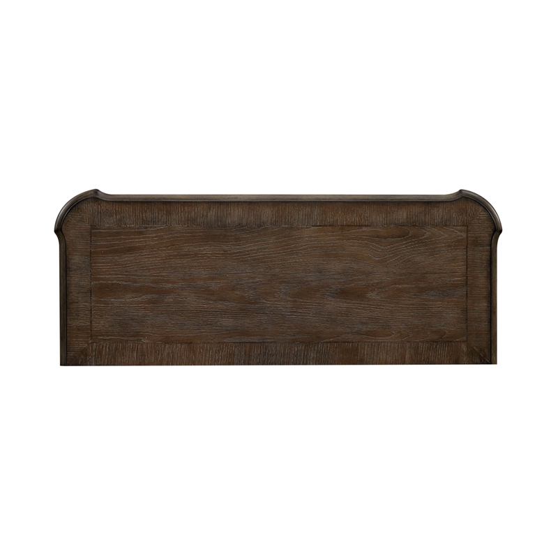Pemberly Row Accent Cabinet with Rounded Pilasters and Distressing in White