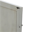 Pemberly Row Accent Cabinet with Rounded Pilasters and Distressing in White