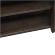 Pemberly Row Hall Buffet with Chippendale Fretwork in Saddle Brown