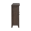 Pemberly Row Hall Buffet with Chippendale Fretwork in Saddle Brown