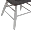 Pemberly Row 5 Pc Trestle Table Set in White Wood Finish