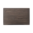 Pemberly Row Wood Chair Side Table with Beveled Edge in Peppercorn Espresso
