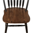 Pemberly Row 5-Piece Drop Leaf Dining Set in Wood Black and Honey Finish