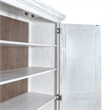 Pemberly Row Armoire with Shingle Accents and Soft Close Drawers in White