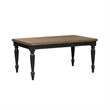 Pemberly Row 5-Piece Rectangular Dining Table Set w/ Slat Back Chairs